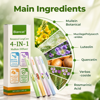 Biancat® Botanical LungCare 4-in-1 Mullein Diffuser