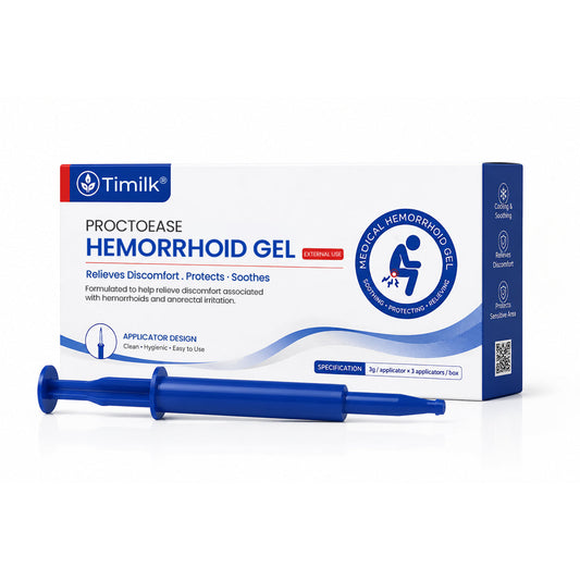 Timilk® ProctoEase Hemorrhoid Gel.
