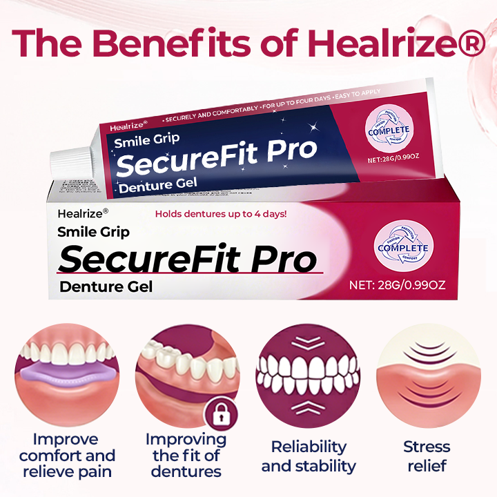 Healrize® SecureFit Denture Gel⭐