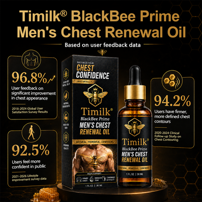 Timilk® BlackBee Prime Men's Chest Renewal Oil