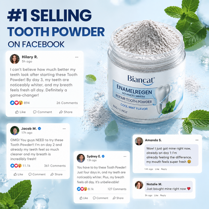 Biancat® EnamelRegen Advanced Mineral Repair Tooth Powder