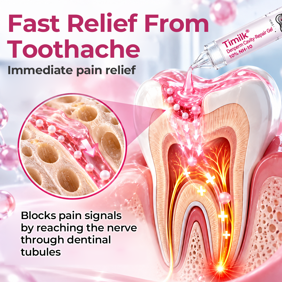 Timilk® DenPerm Cavity-Repair Natural Enamel Filling Gel
