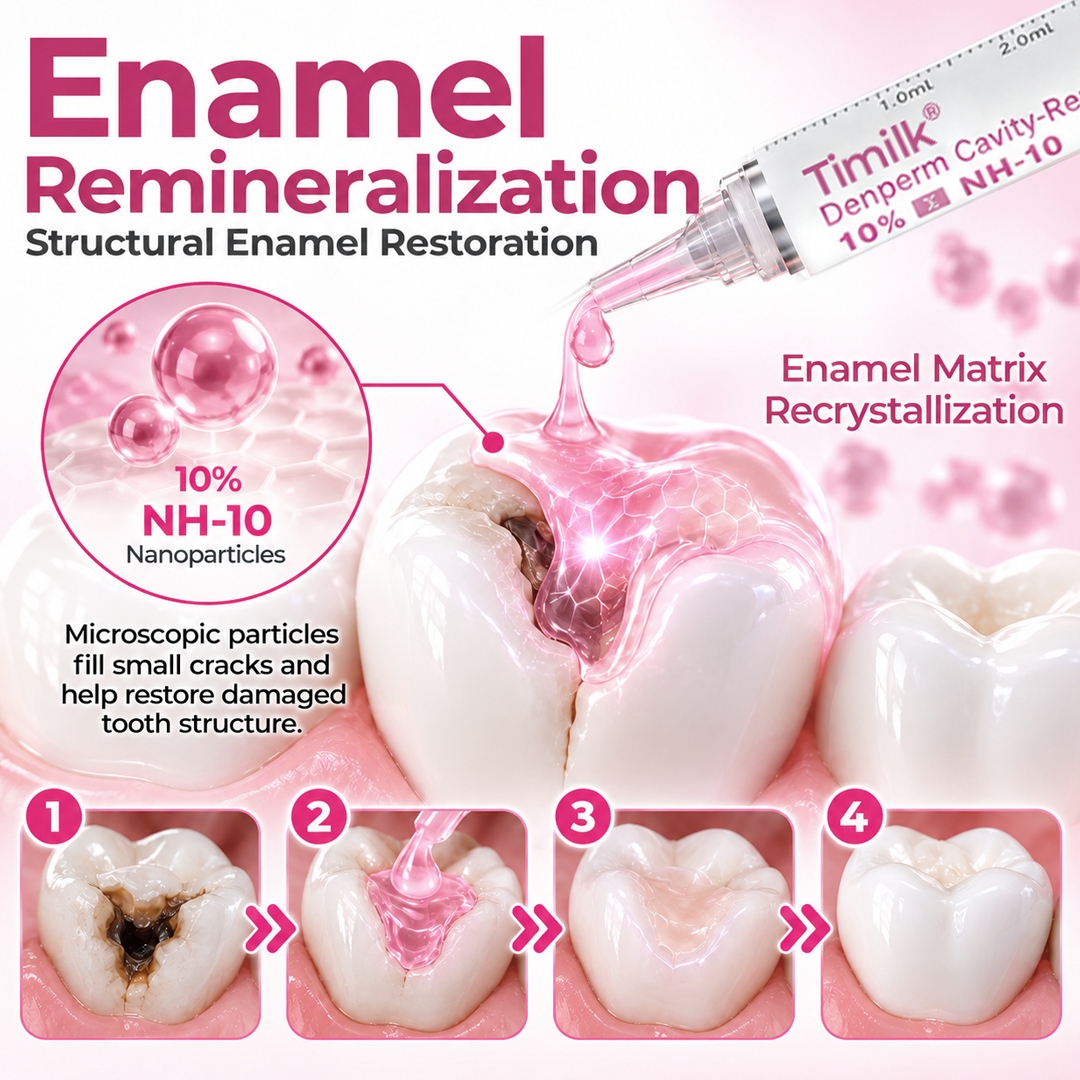 Timilk® DenPerm Cavity-Repair Natural Enamel Filling Gel