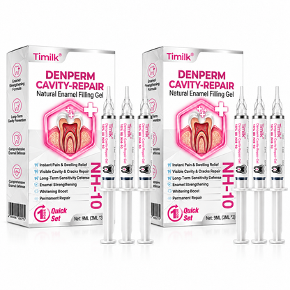 Timilk® DenPerm Cavity-Repair Natural Enamel Filling Gel.