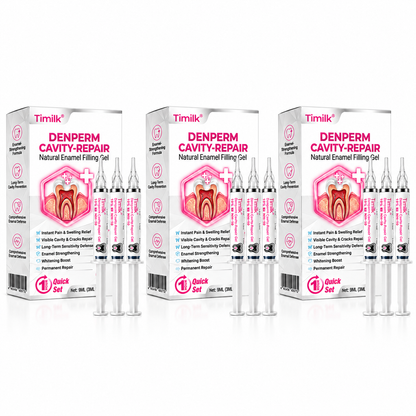 Timilk® DenPerm Cavity-Repair Natural Enamel Filling Gel.