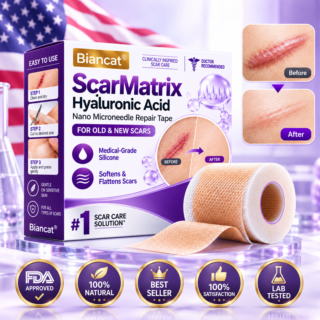 Biancat® ScarMatrix Hyaluronic Acid Nano Microneedle Repair Tape
